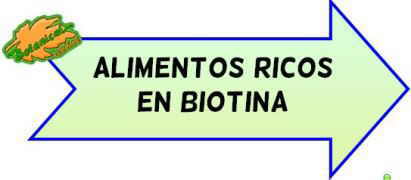 alimentos ricos en biotina