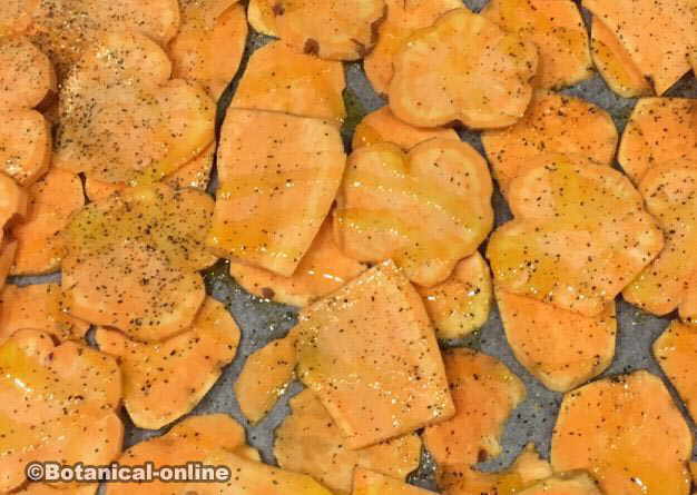 receta de chips de boniato camote patata dulce al horno