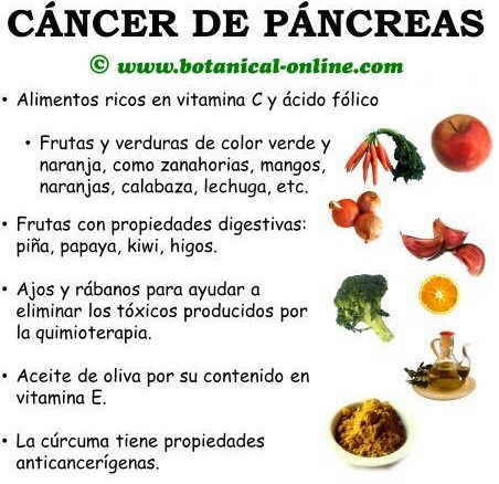 alimentacion para el cáncer de páncreas, alimentos recomendados para la dieta. vitamina c e y betacarotenos