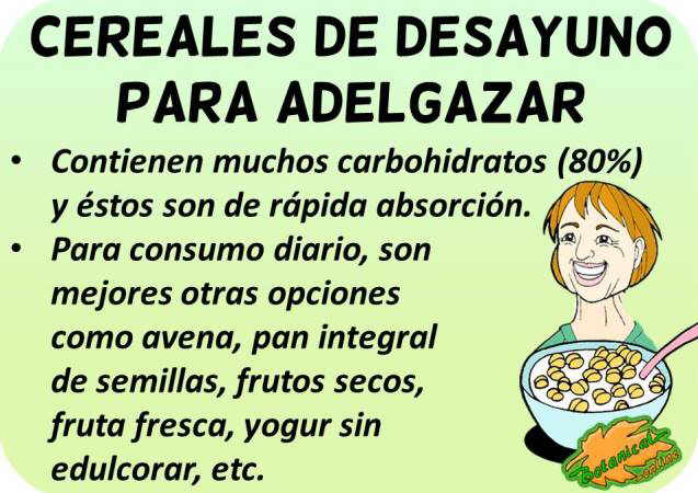 cereales desayuno para adelgazar