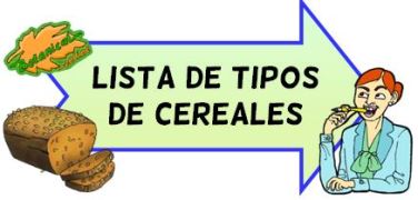 lista de cereales