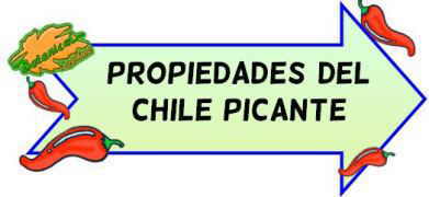 chile picante propiedades