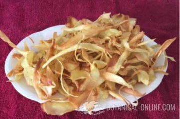 receta chips de chirivia frita