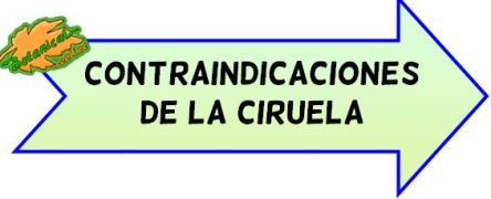 contraindicaciones ciruelas