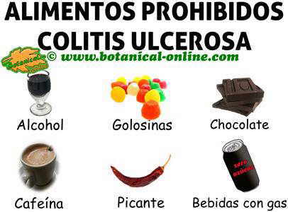 alimentos prohibidos dieta colitis ulcerosa