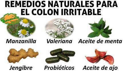 tratamiento natural y remedios con plantas medicinales colon irritable