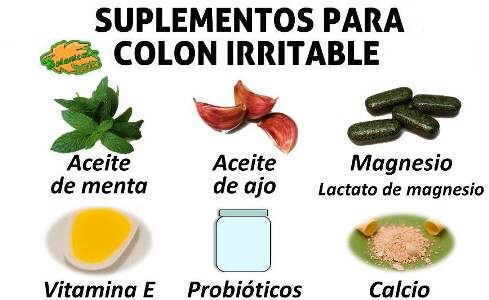 suplementos para el colon irritable con diarrea, capsulas vitaminas y minerales