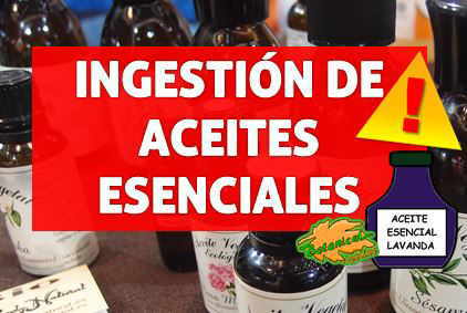 aceites esenciales de plantas, ingestion comer uso interno