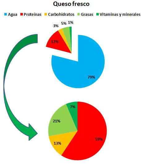 Composicion del queso fresco