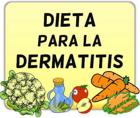 alimentacion dieta para la dermatitis 