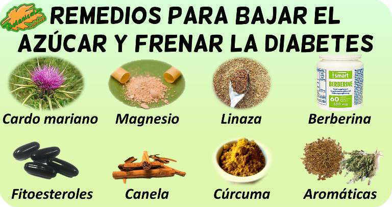 remedios para bajar el azucar y frenar la diabetes