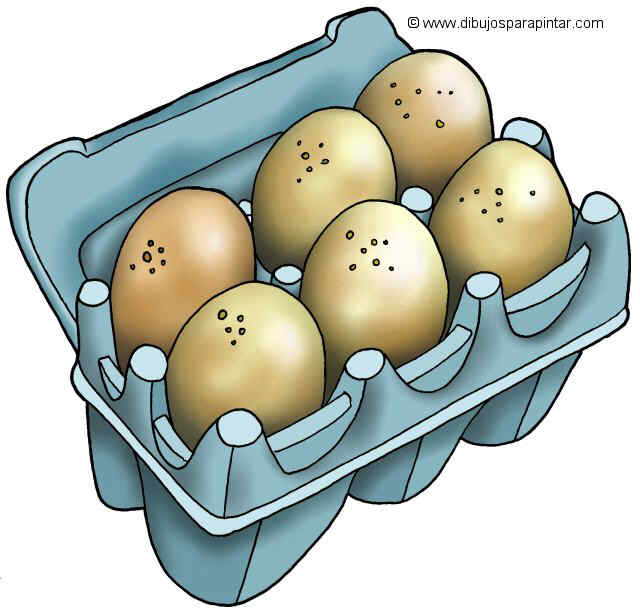 dibujo grande de huevos