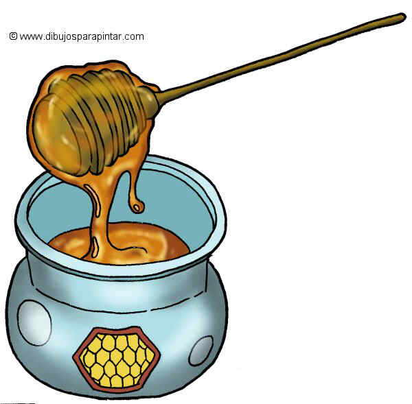 dibujo grande de miel