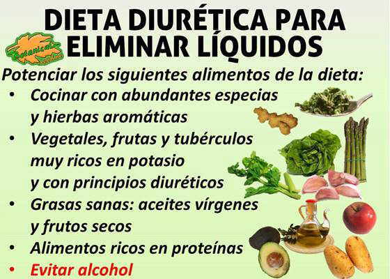 dieta para la retencion de liquidos diuretica desintoxicante o detox