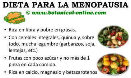 Dieta antiinflamatoria menopausia