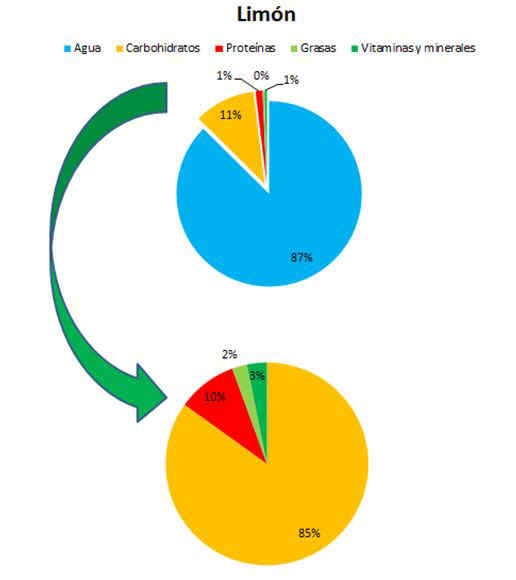 composicion del limón