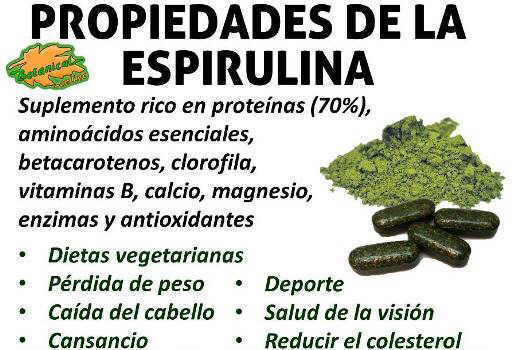 propiedades y beneficios del alga espirulina superalimento y suplemento