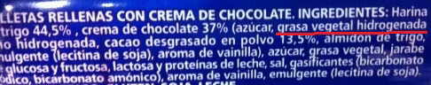 etiqueta galletas con grasas trans