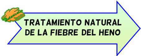 fiebre heno tratamiento natural