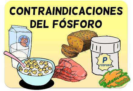 contraindicaciones del mineral fosforo