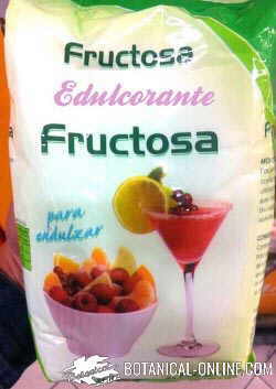 envase edulcorante fructosa pura