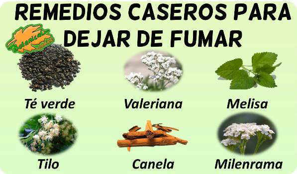 dejar de fumar remedios plantas medicinales