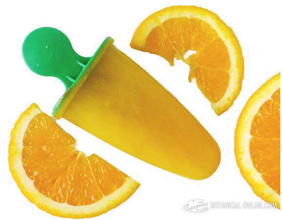 helado zumo de naranja