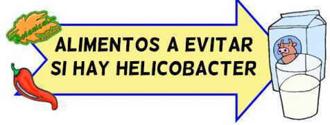 alimentos malos helicobacter