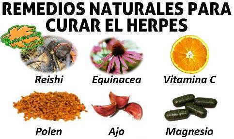 remedios naturales herpes alimentos y plantas medicinales