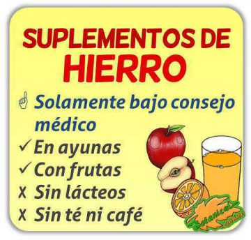 suplementos de hierro