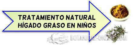 tratamiento natural higado graso niños