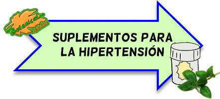 suplementos para la hipertension