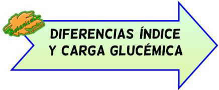 carga glucemica indice diferencias