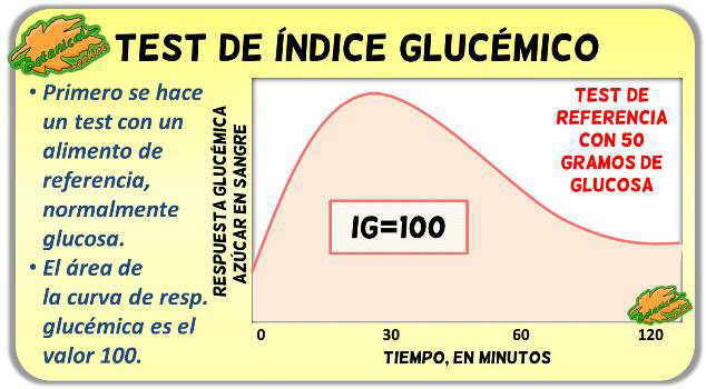 test de indice glucemico y curva de respuesta a la glucosa