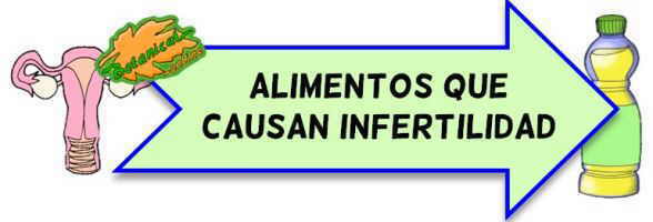 alimentos que causan infertilidad