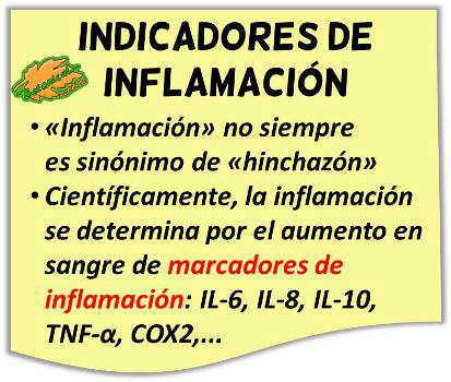 propiedades antiinflamatorias marcadores de inflamación