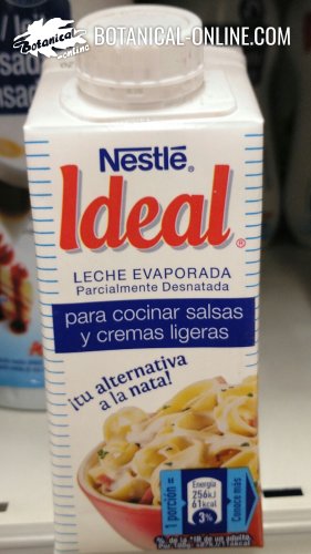 Leche evaporada