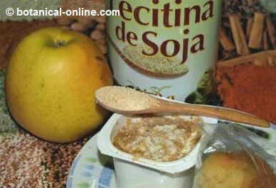 lecitina de soja con yogur