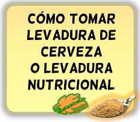 como tomar levadura cerveza nutricional