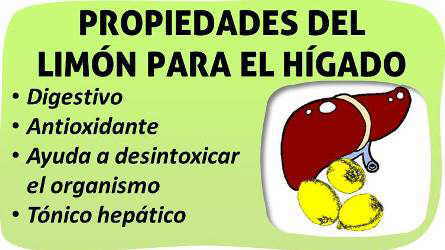 propiedades curativas del limon y sus beneficios para el higado