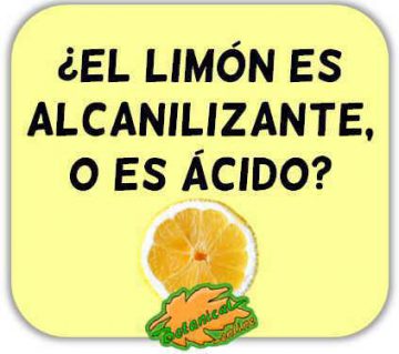 limon propiedades como alimento alcalinizante y alimento acido