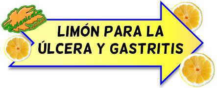 limon para la úlcera y gastritis