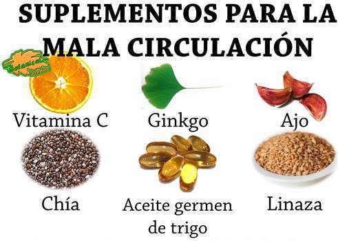 remedios con plantas y suplementos para la mala circulacion o arteriosclerosis