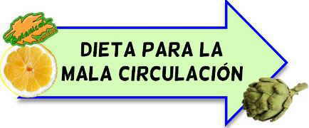 dieta para la mala circulación