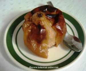 manzana al horno