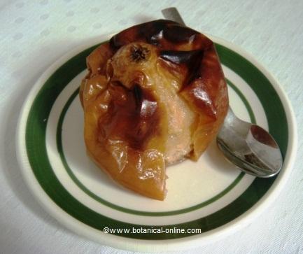 Foto de receta de manzana al horno