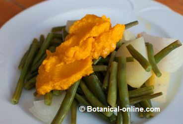 verduras con mayones o alioli de zanahoria