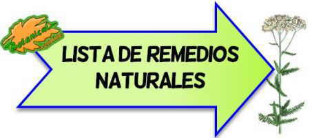 lista remedios naturales