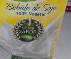 leche de soja baja en calcio