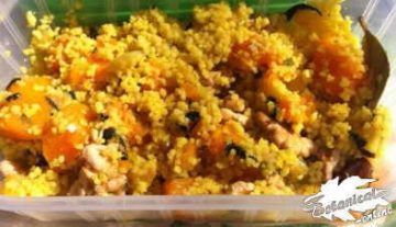 garbanzos arroz carne verdura